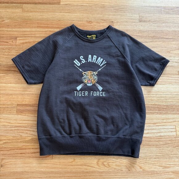 The Real McCoy's Other - The Real McCoy's U.S. Army Tiger Force Half Sleeve Sweatshirt Large